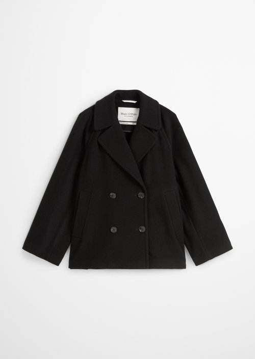 Cape jacket relaxed — Black