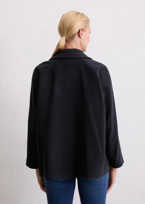 Cape jacket relaxed — Deep Night Blue