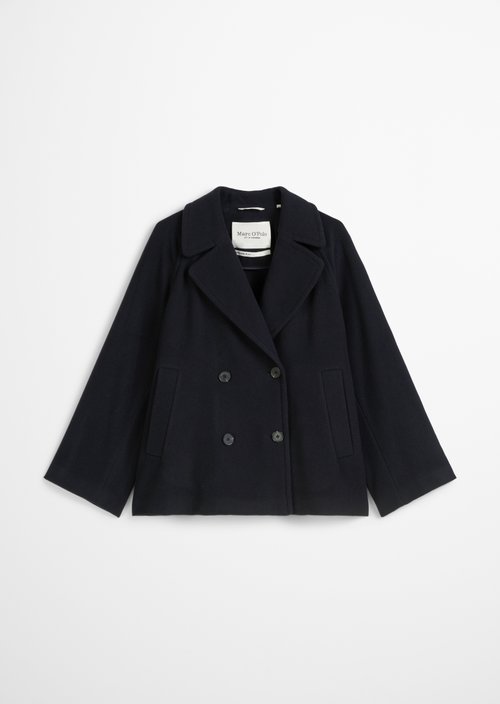 Cape jacket relaxed — Deep Night Blue