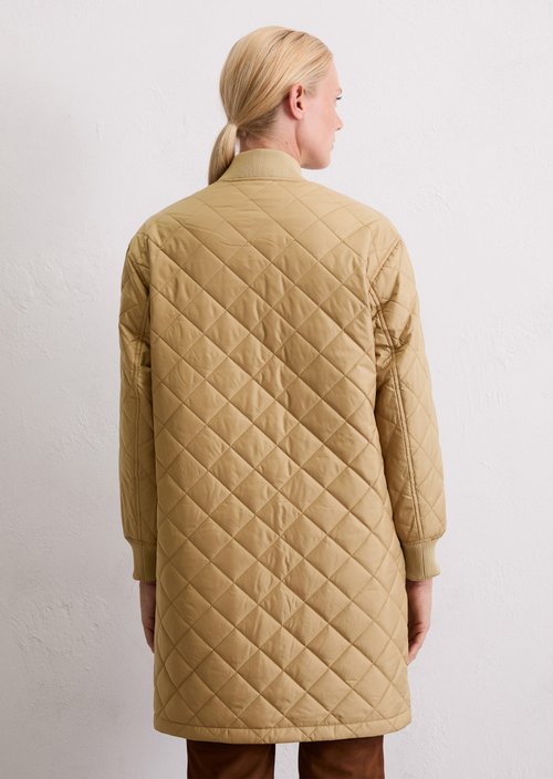 Blouson quilted coat regular — Salted Caramel