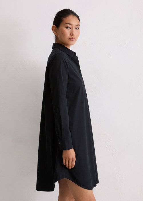Relaxed shirt dress — Deep Night Blue