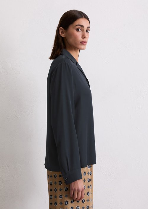 Regular blouse — Deep Night Blue