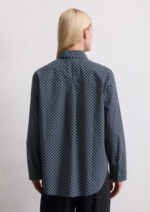 A-shape blouse — Dark Blue