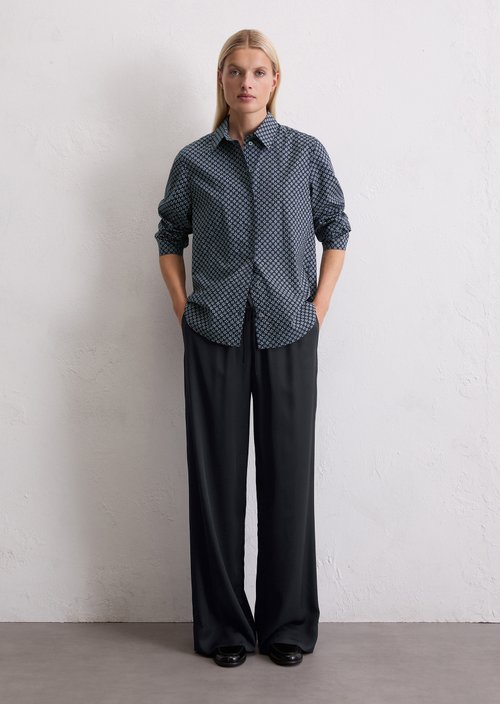 A-shape blouse — Dark Blue