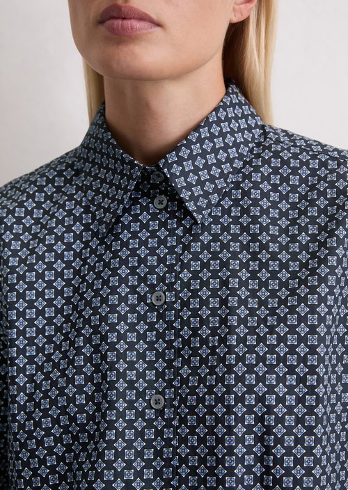 A-shape blouse — Dark Blue