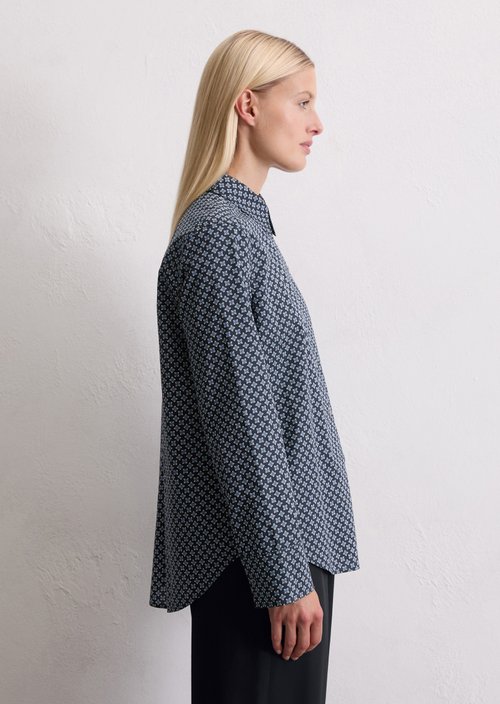 A-shape blouse — Dark Blue