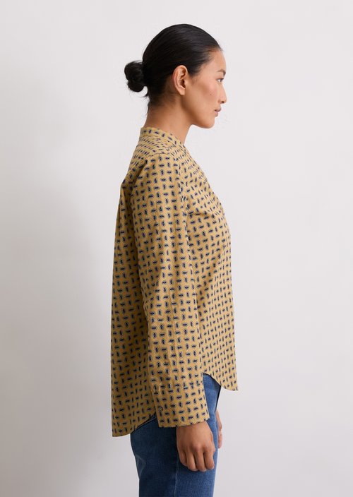 Regular tunic blouse — Medium Beige