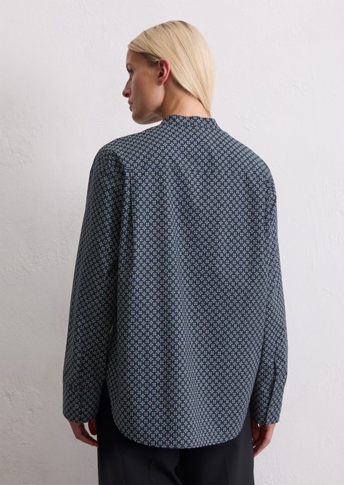 Regular tunic blouse — Dark Blue