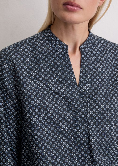 Regular tunic blouse — Dark Blue