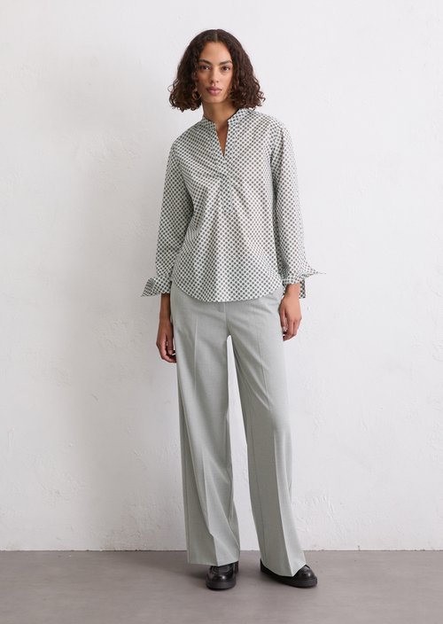 Regular tunic blouse — Light Blue