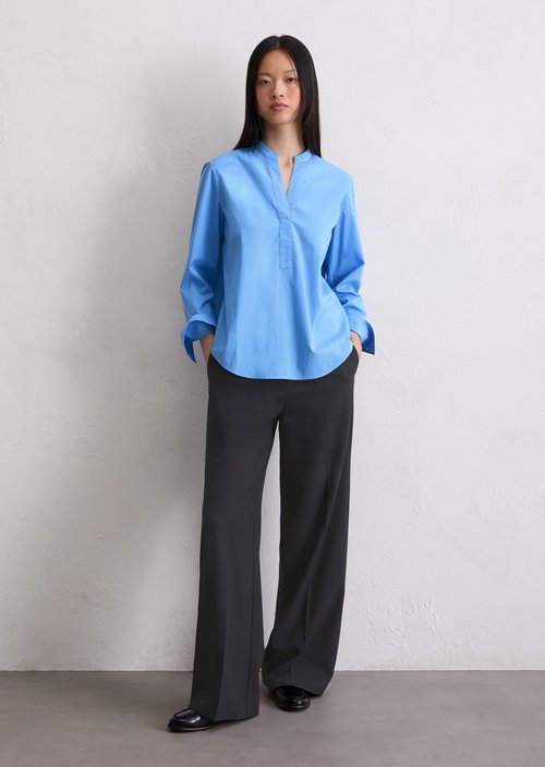 Regular tunic blouse — Cloudless Blue