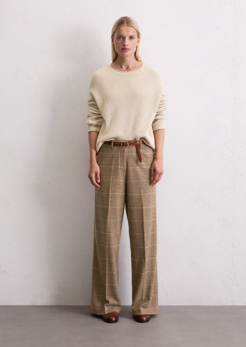 Relaxed pants — Medium Brown