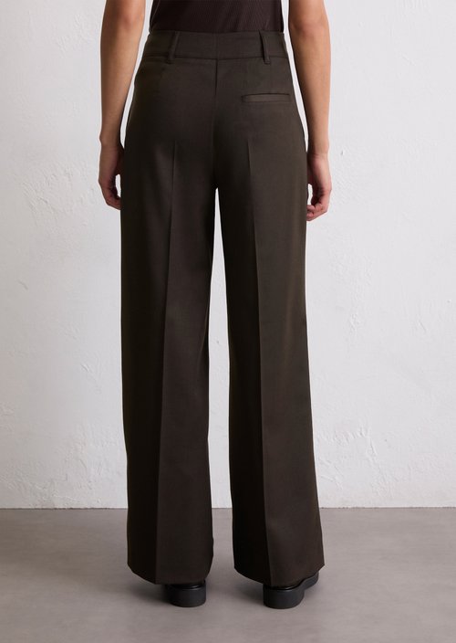 Wide Leg Pants — Dark Coffee