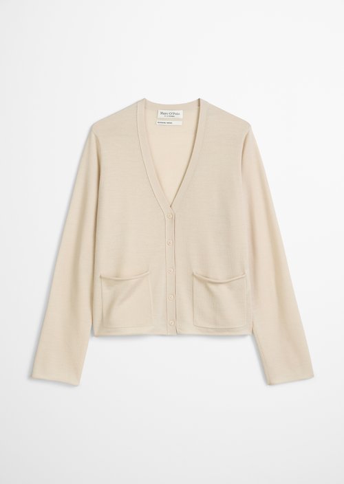 Cardigan slim — Light Oat