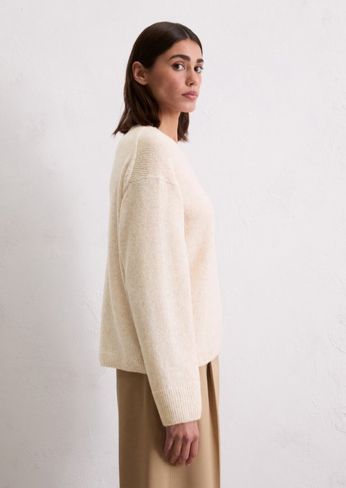 Loose knit sweater — Light Oat