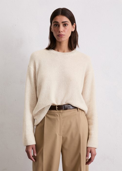 Loose knit sweater — Light Oat