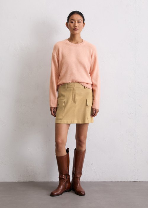 Loose knit sweater — Pastel Rose