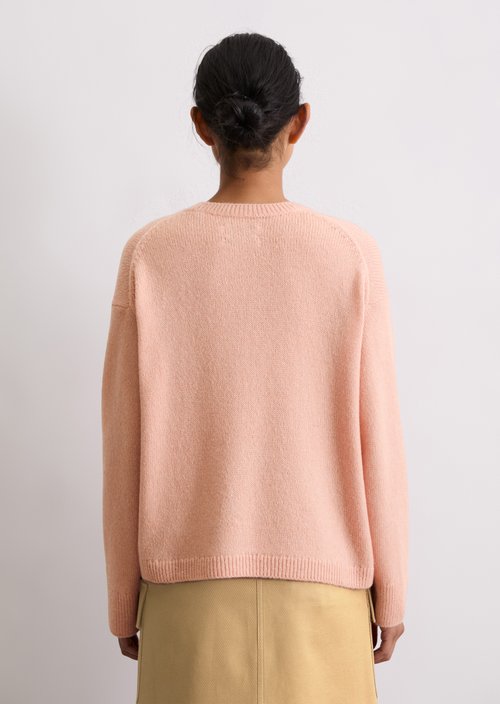 Loose knit sweater — Pastel Rose