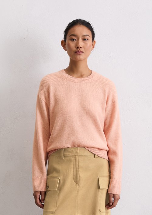 Loose knit sweater — Pastel Rose