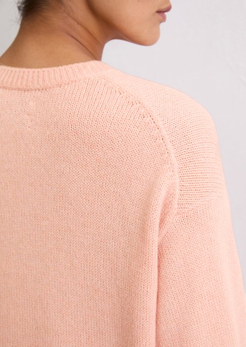 Loose knit sweater — Pastel Rose