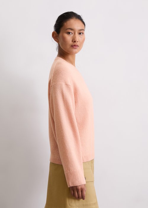 Loose knit sweater — Pastel Rose