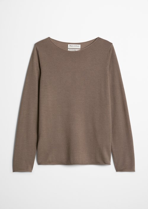 Knitted sweater slim — Stone Taupe