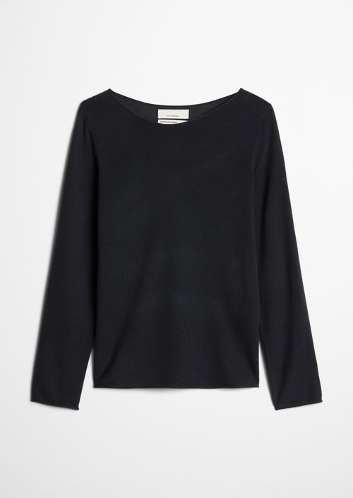 Knitted sweater slim — Martime Blue