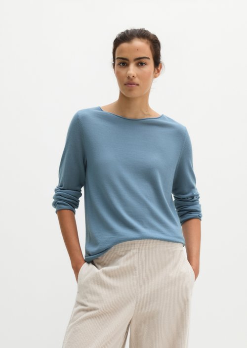 Knitted sweater slim — Stormy Sea