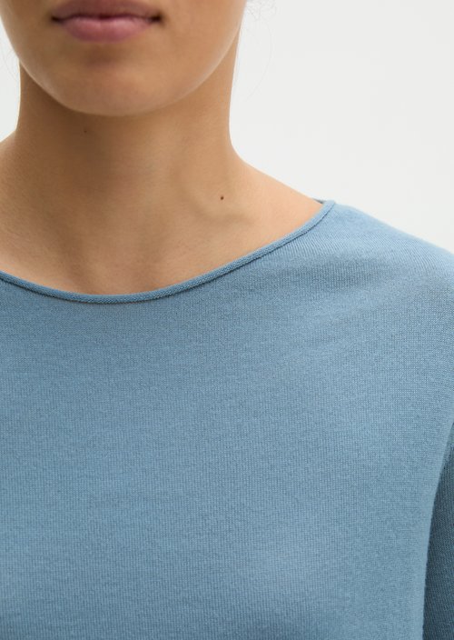 Knitted sweater slim — Stormy Sea