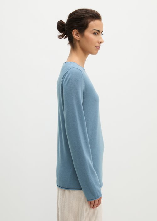 Knitted sweater slim — Stormy Sea