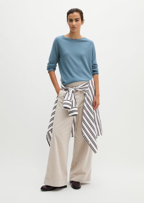 Knitted sweater slim — Stormy Sea