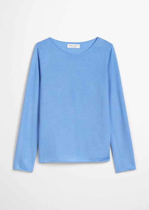 Knitted sweater slim — Cloudless Blue
