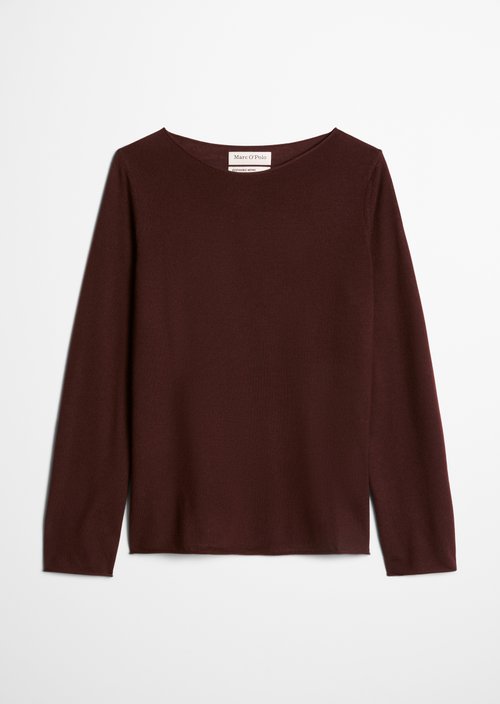 Knitted sweater slim — Black Cherry
