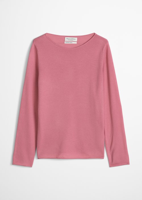 Knitted sweater slim — Berry Rose