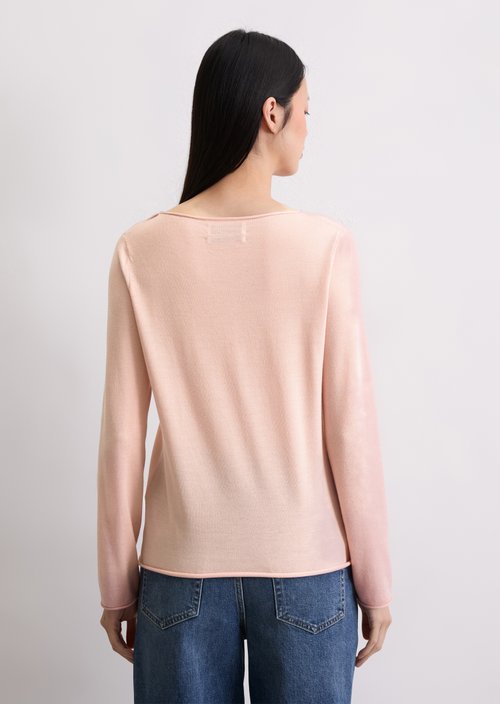 Knitted sweater slim — Pastel Rose