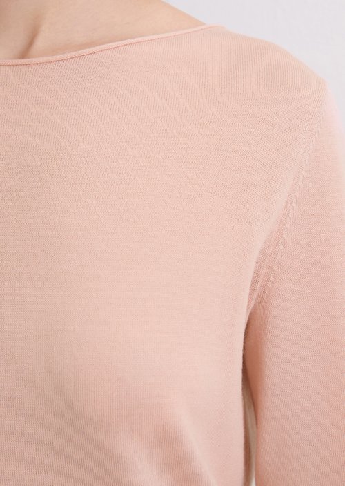 Knitted sweater slim — Pastel Rose