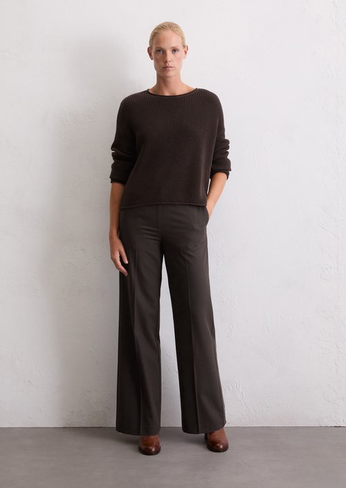 DfC knitted sweater oversize — Dark Coffee