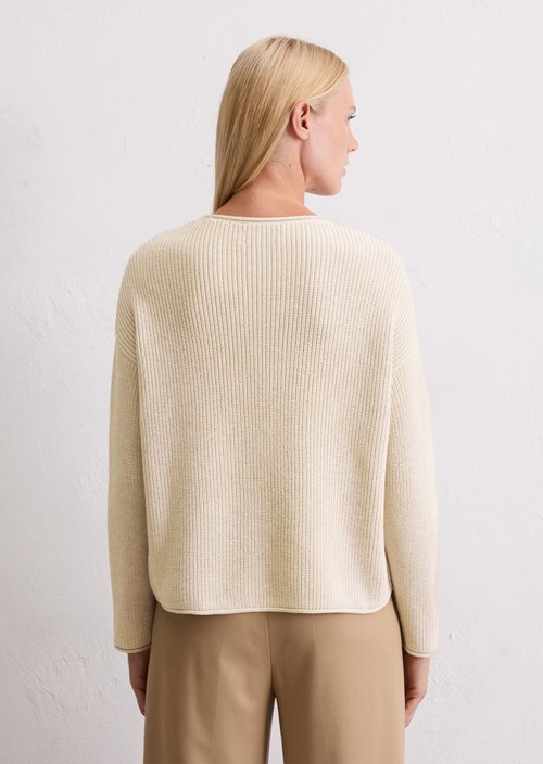 DfC knitted sweater oversize — Sandy Melange
