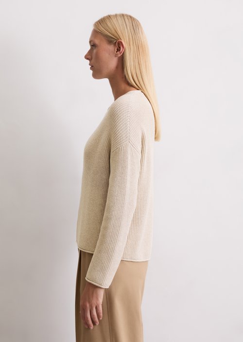DfC knitted sweater oversize — Sandy Melange