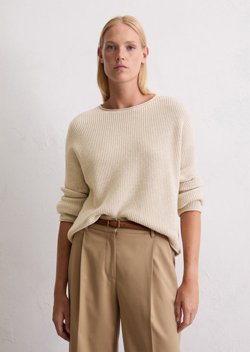DfC knitted sweater oversize — Sandy Melange