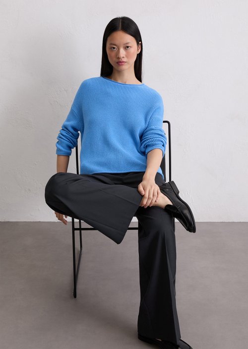 DfC knitted sweater oversize — Cloudless Blue