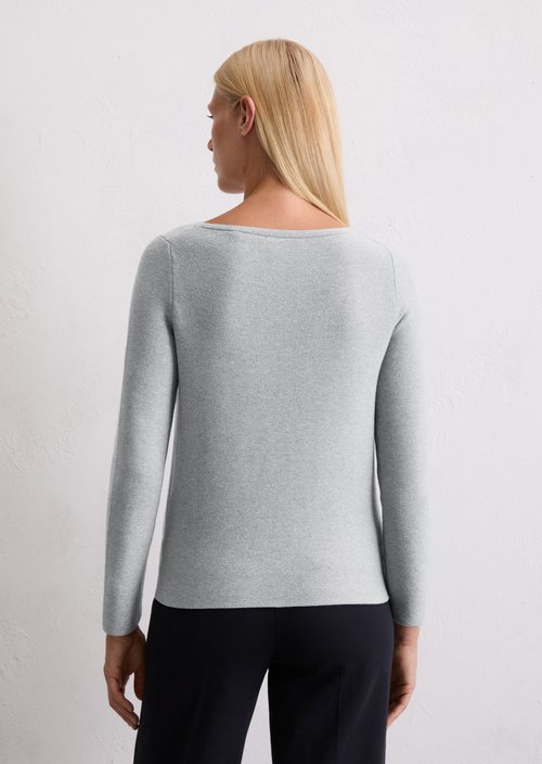 Sweater slim — Light Grey Melange