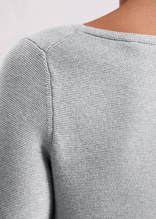 Sweater slim — Light Grey Melange