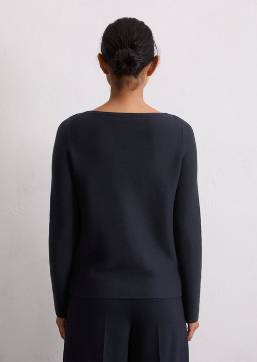 Sweater slim — Deep Night Blue