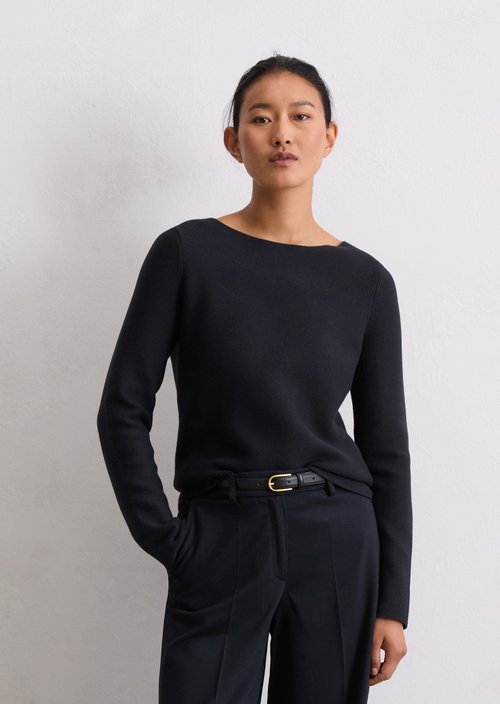 Sweater slim — Deep Night Blue