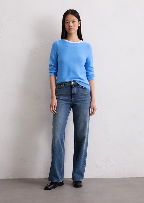 Sweater slim — Cloudless Blue