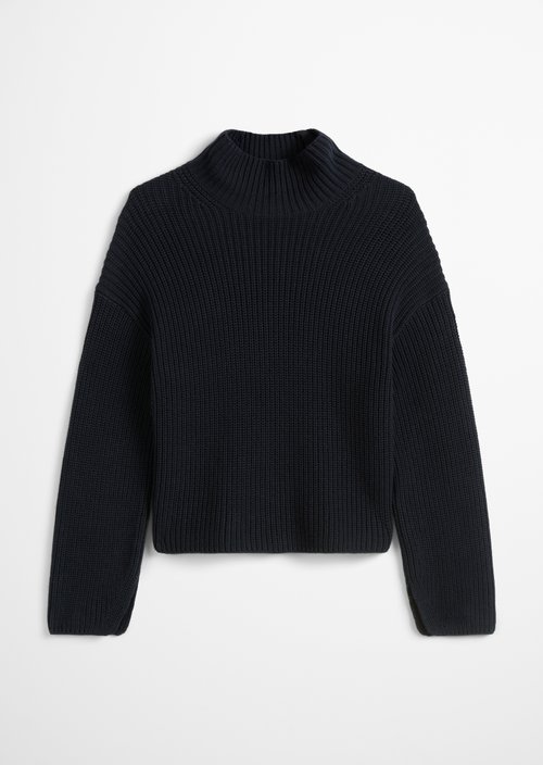 Knitted sweater Travel Collection — Deep Night Blue