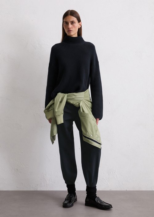 Knitted sweater Travel Collection — Deep Night Blue