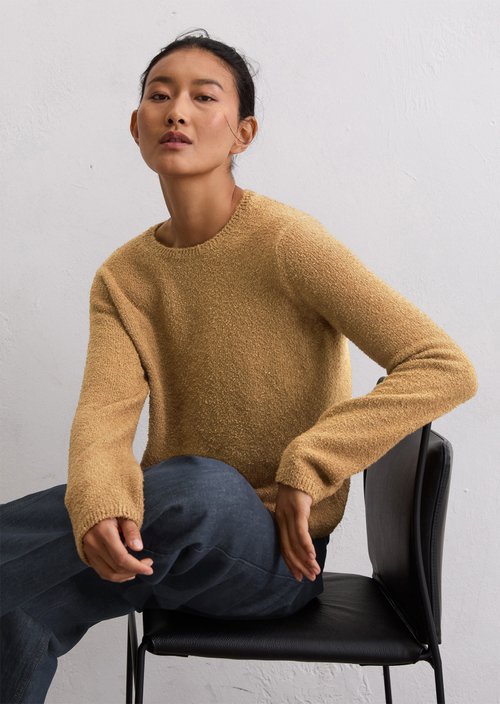 Knitted sweater regular — Salted Caramel