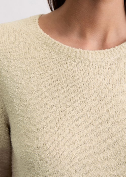 Knitted sweater regular — Light Oat